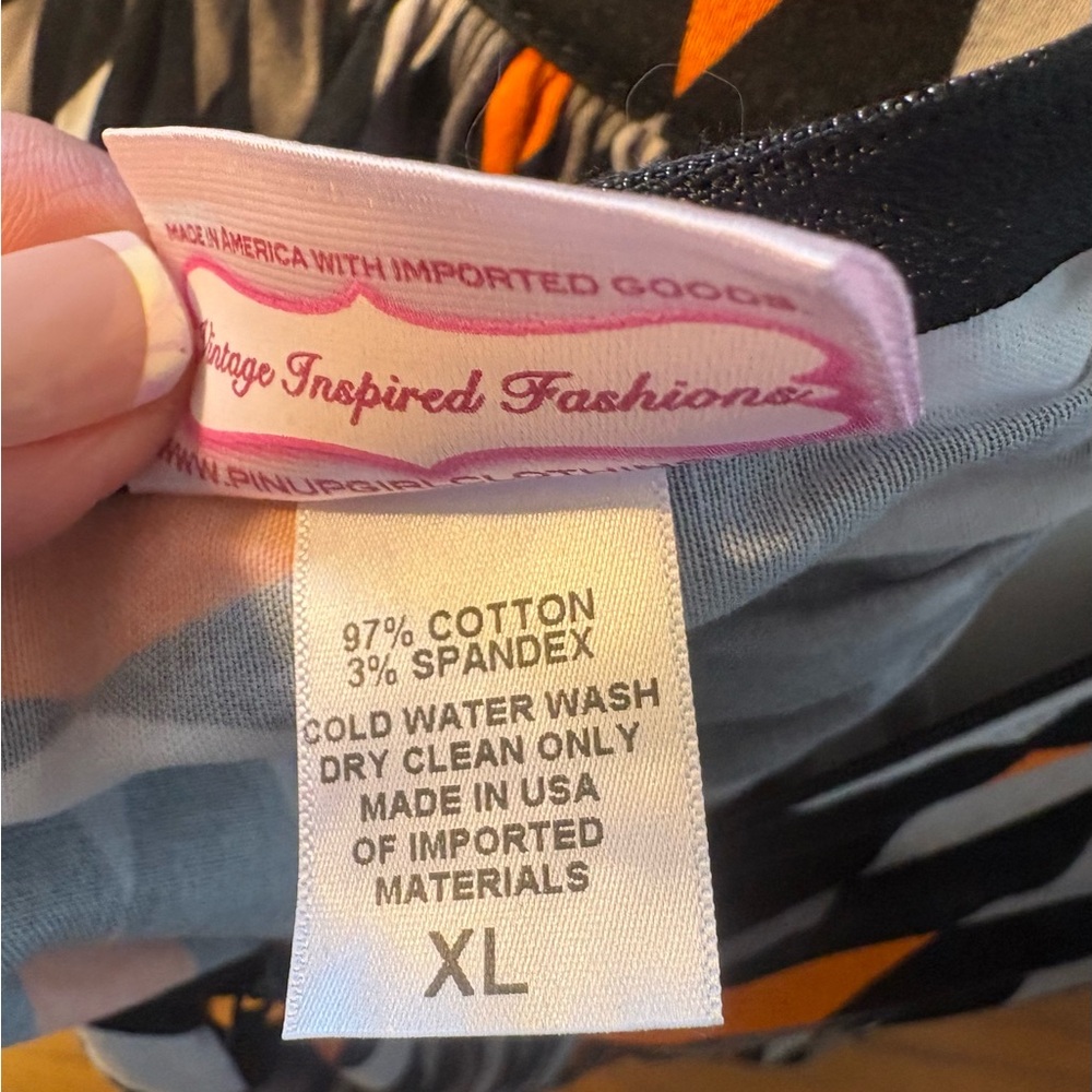 Pinup Couture Halloween Harlequin Jenny Skirt with Pockets - Picture 4 of 4